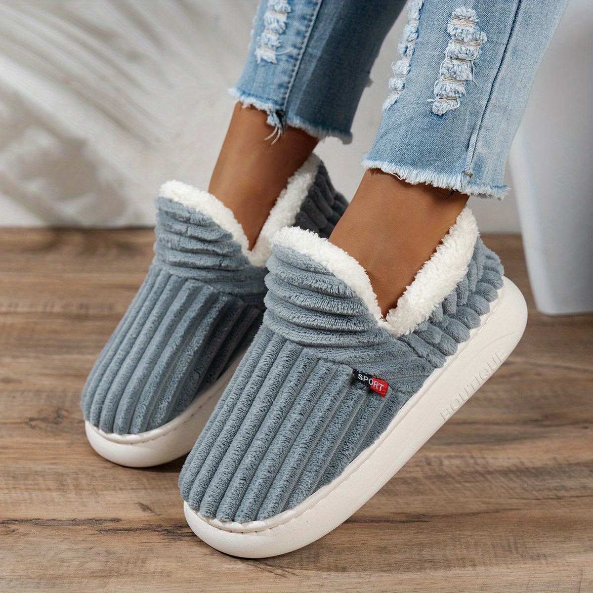 NINA | Warme Huisschoenen voor Direct Comfort en Ontspannen Gezelligheid
