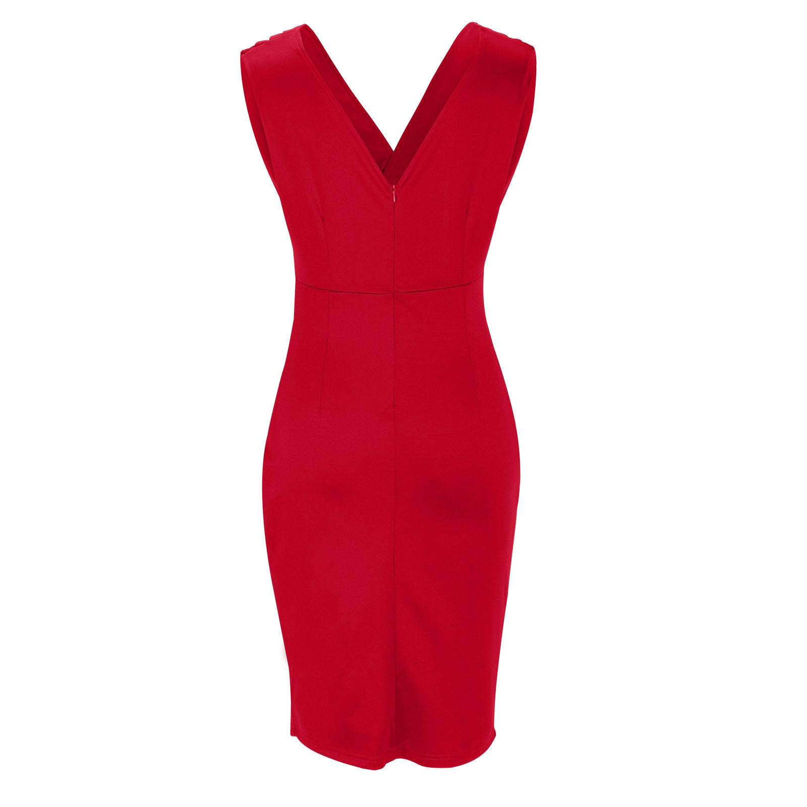 Isa | Elegante Jurk met V-hals en Chic Split