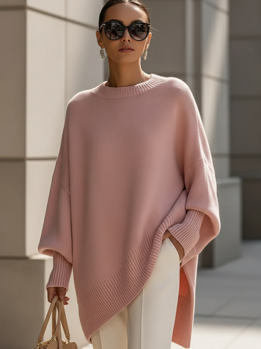 Olivia | Dames Oversized Trui-Stijl Shorts Top