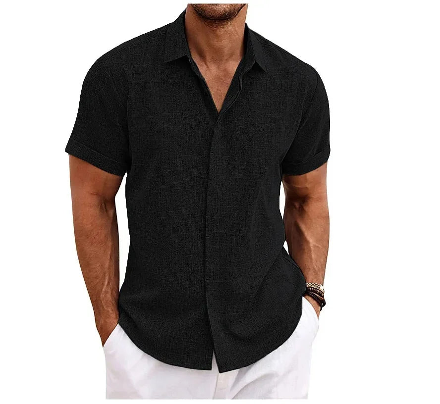 Elian – Linnen Herenshirt