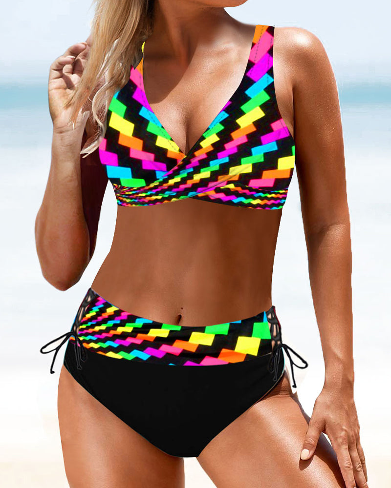 Eliana | Kleurrijke en Elegante Bikini