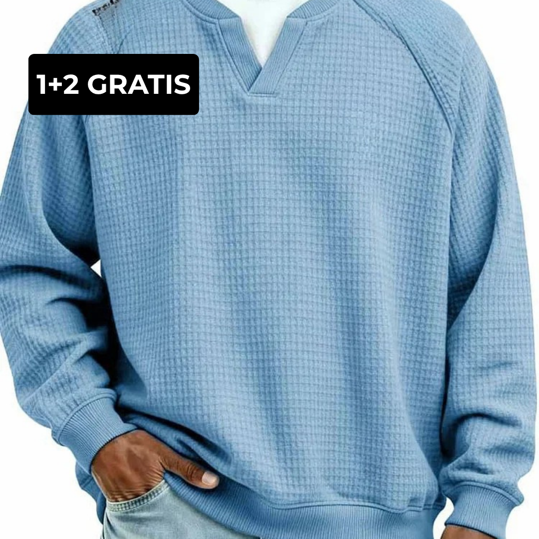 UA | Modieuze heren trui met een losse pasvorm (GELEVERD MET LOGO)