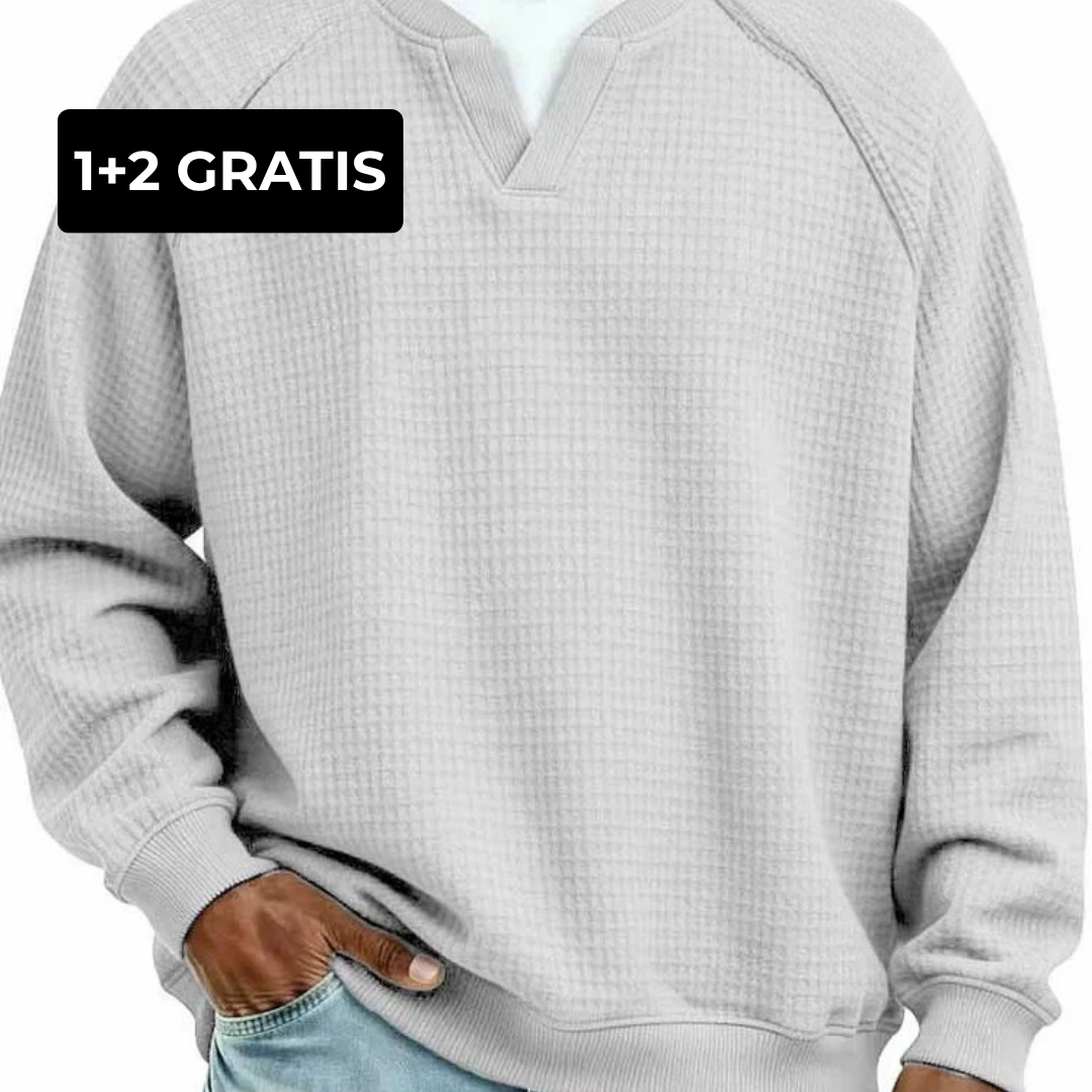 UA | Modieuze heren trui met een losse pasvorm (GELEVERD MET LOGO)