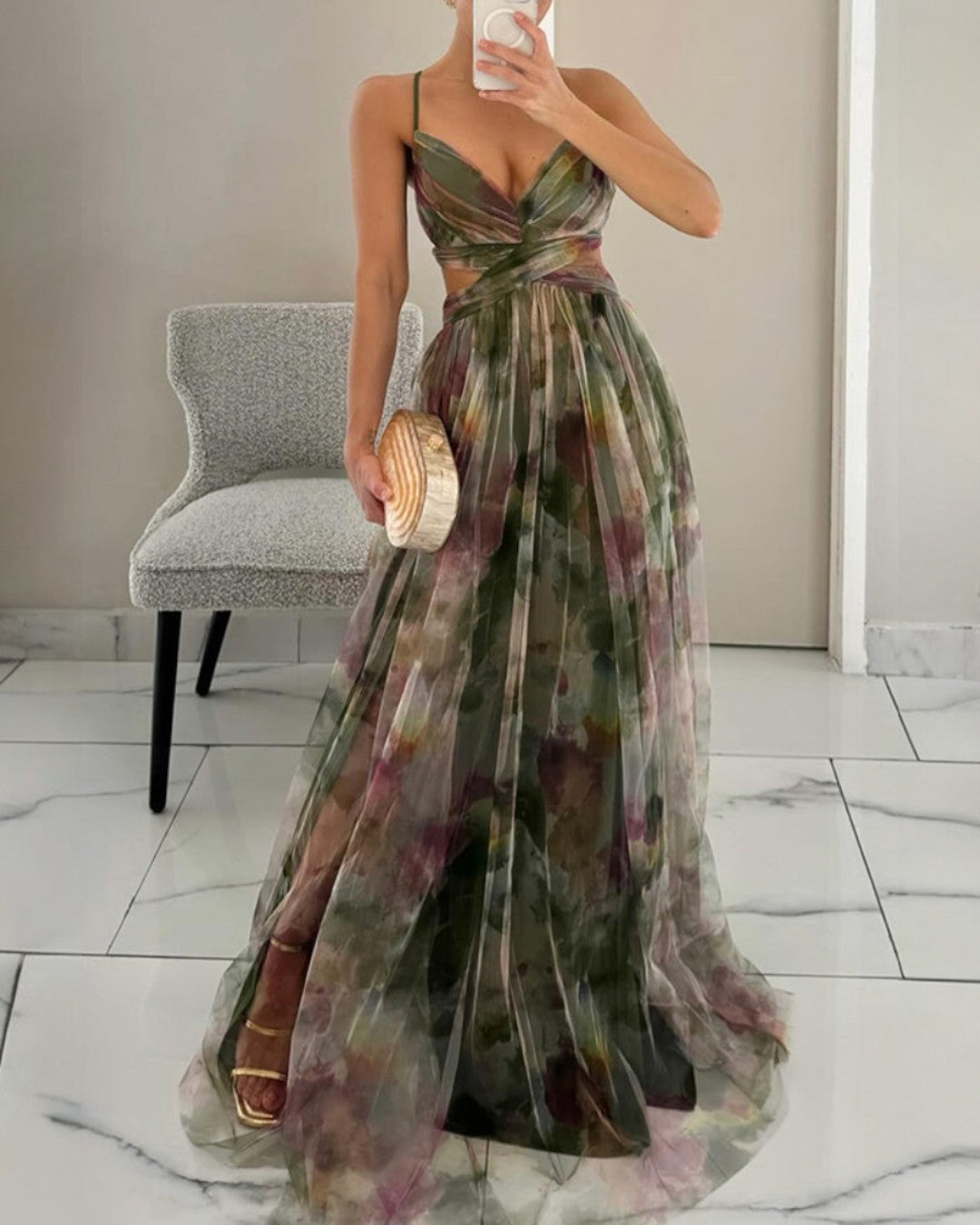 Elira | Maxi Jurk met Flatterende Pasvorm