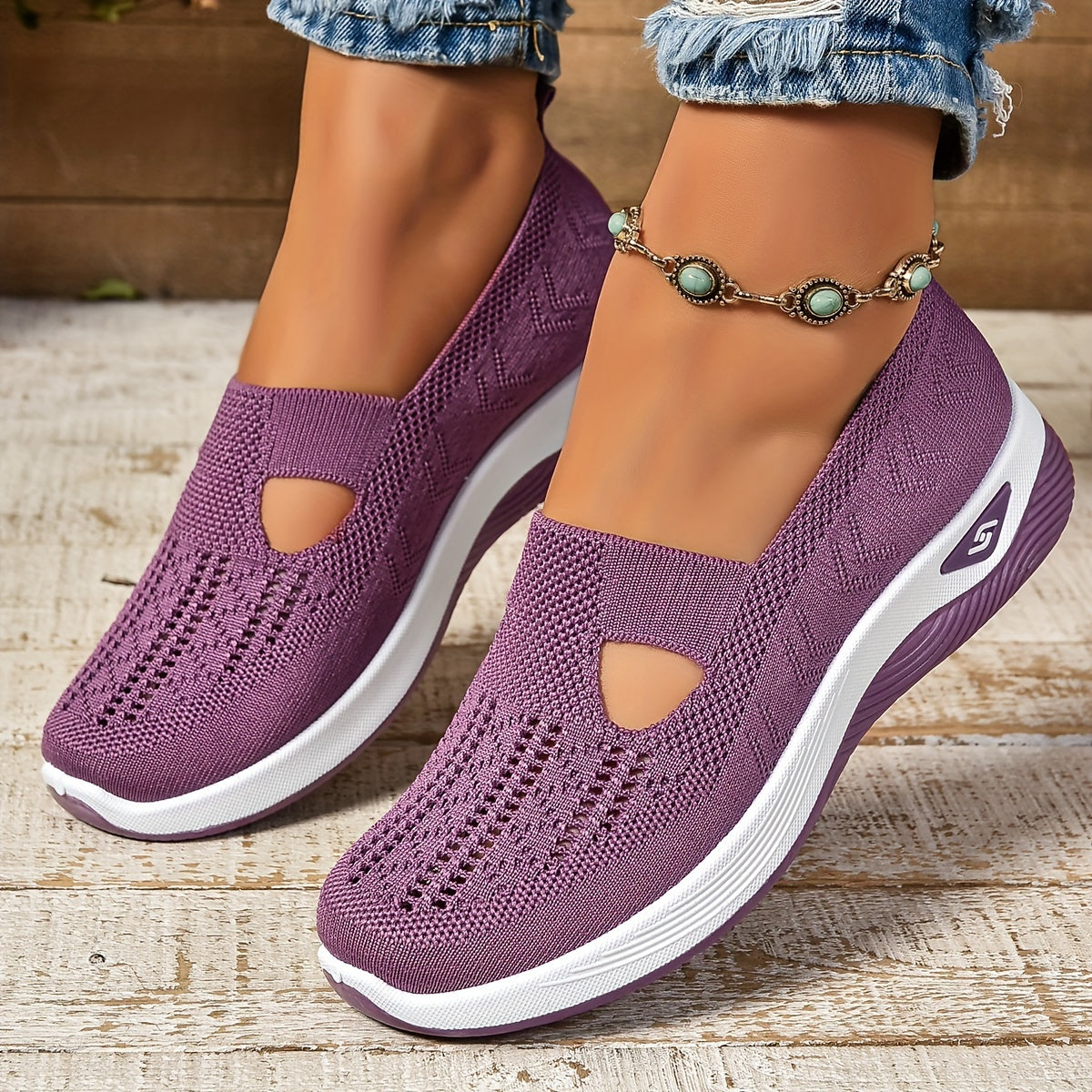 Carmelle – Slip-On Orthopedisch Ademend Wandelschoenen