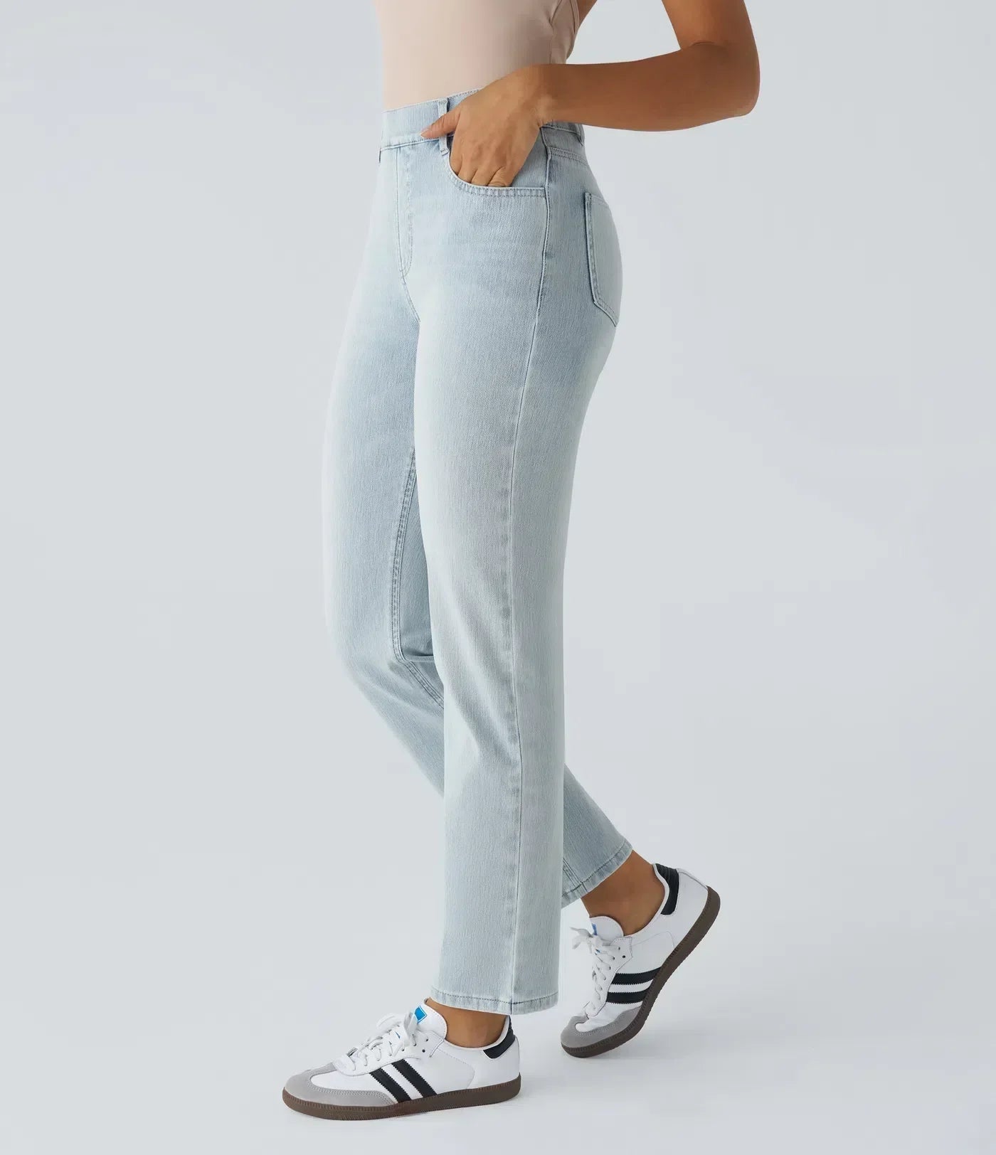 RAFFAELLA | Hoge Taille Ultra Comfortabele Broek met Casual Chic Stijl