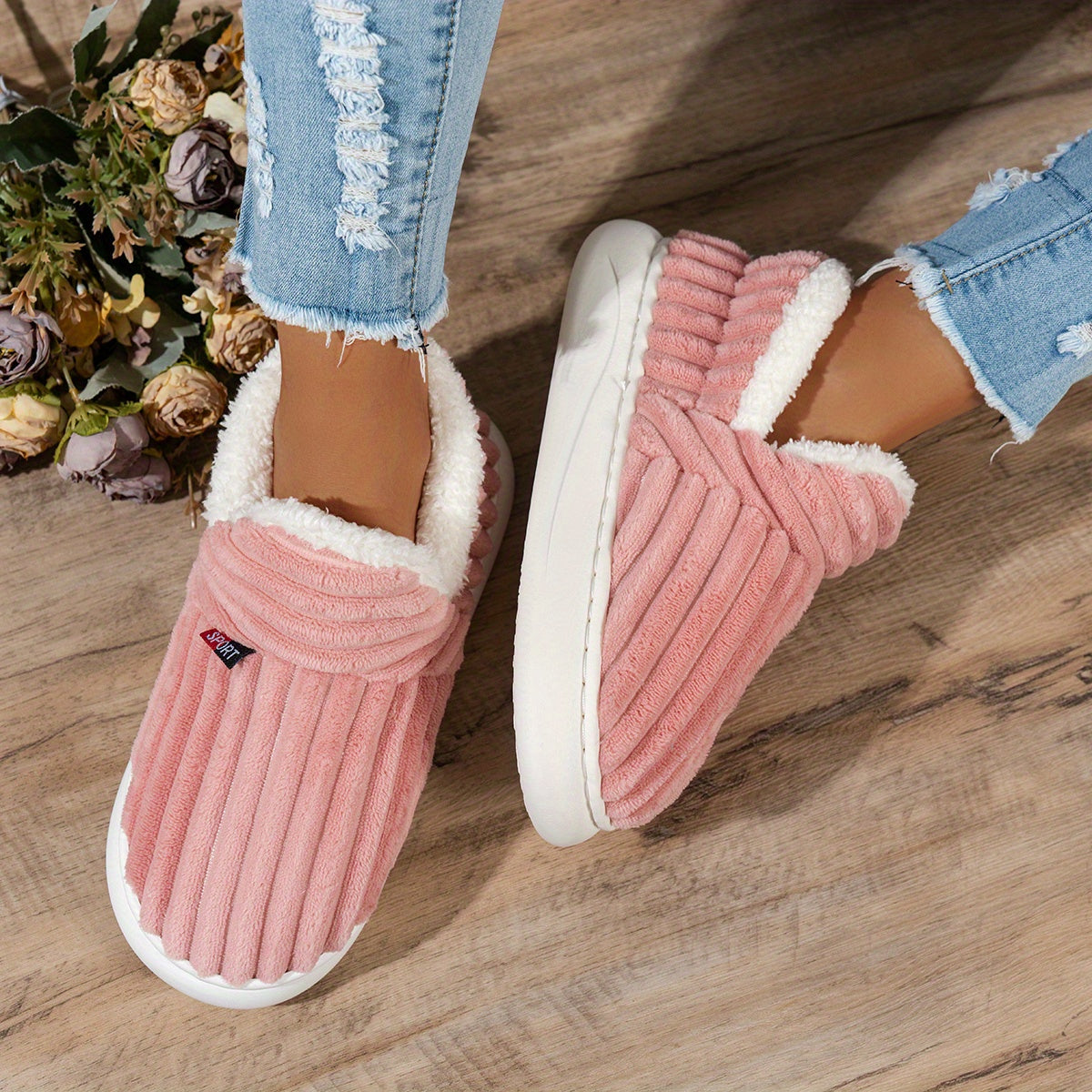 NINA | Warme Huisschoenen voor Direct Comfort en Ontspannen Gezelligheid