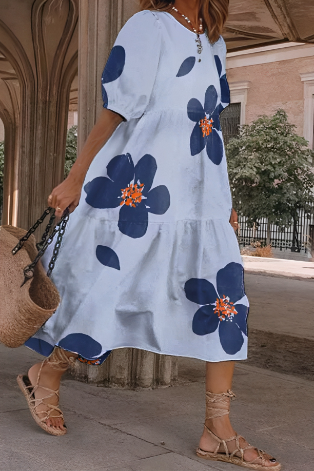 Iris | Elegante en Comfortabele Midi Jurk
