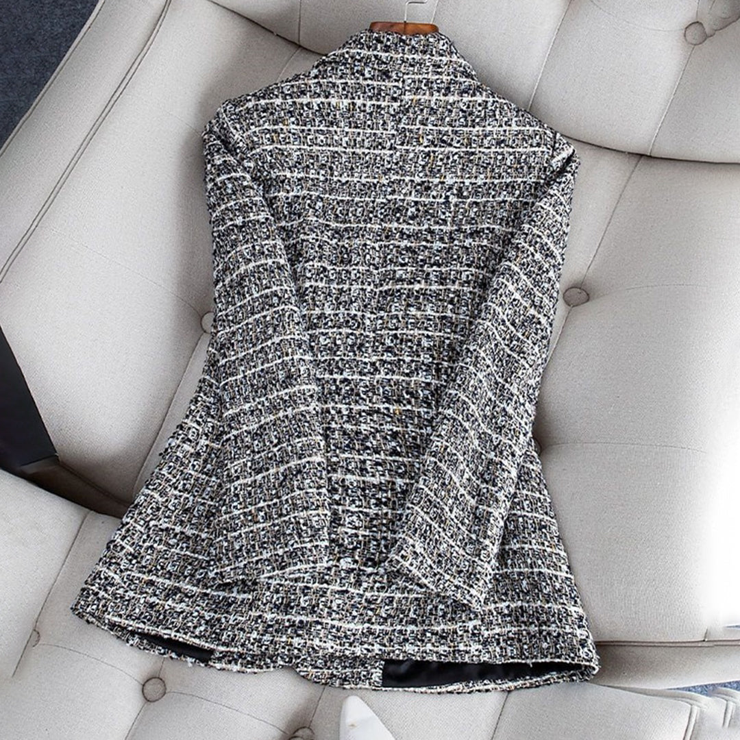 Scarlett™ Dames Getailleerde Tweed Blazer