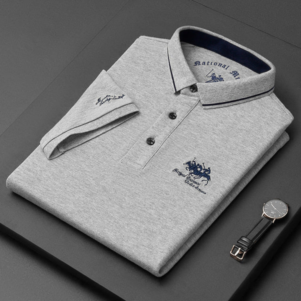 Comfortabel poloshirt met knoopjes voor heren