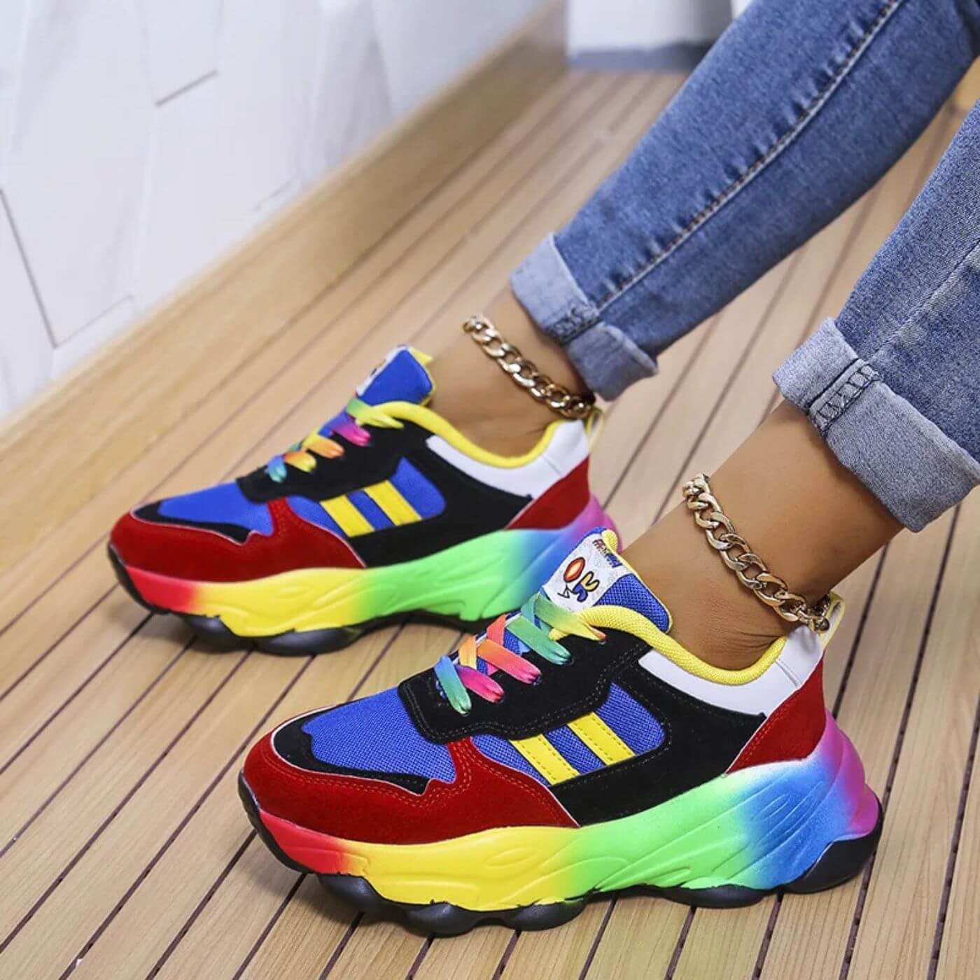 Aurora™ - Orthopedische Sneakers in Kleur voor Comfort en Stijl