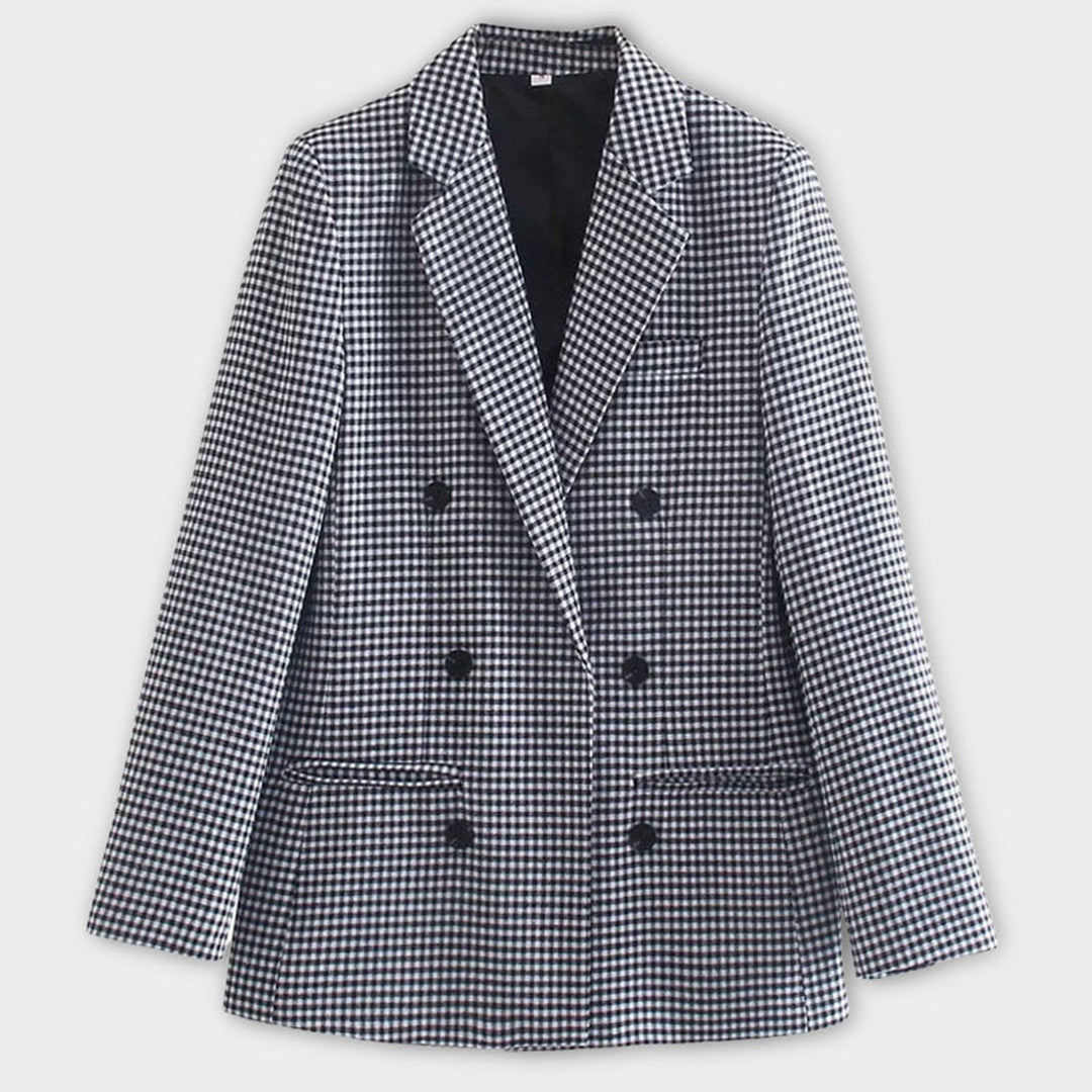 Chloe™ Dames Geruite Blazer