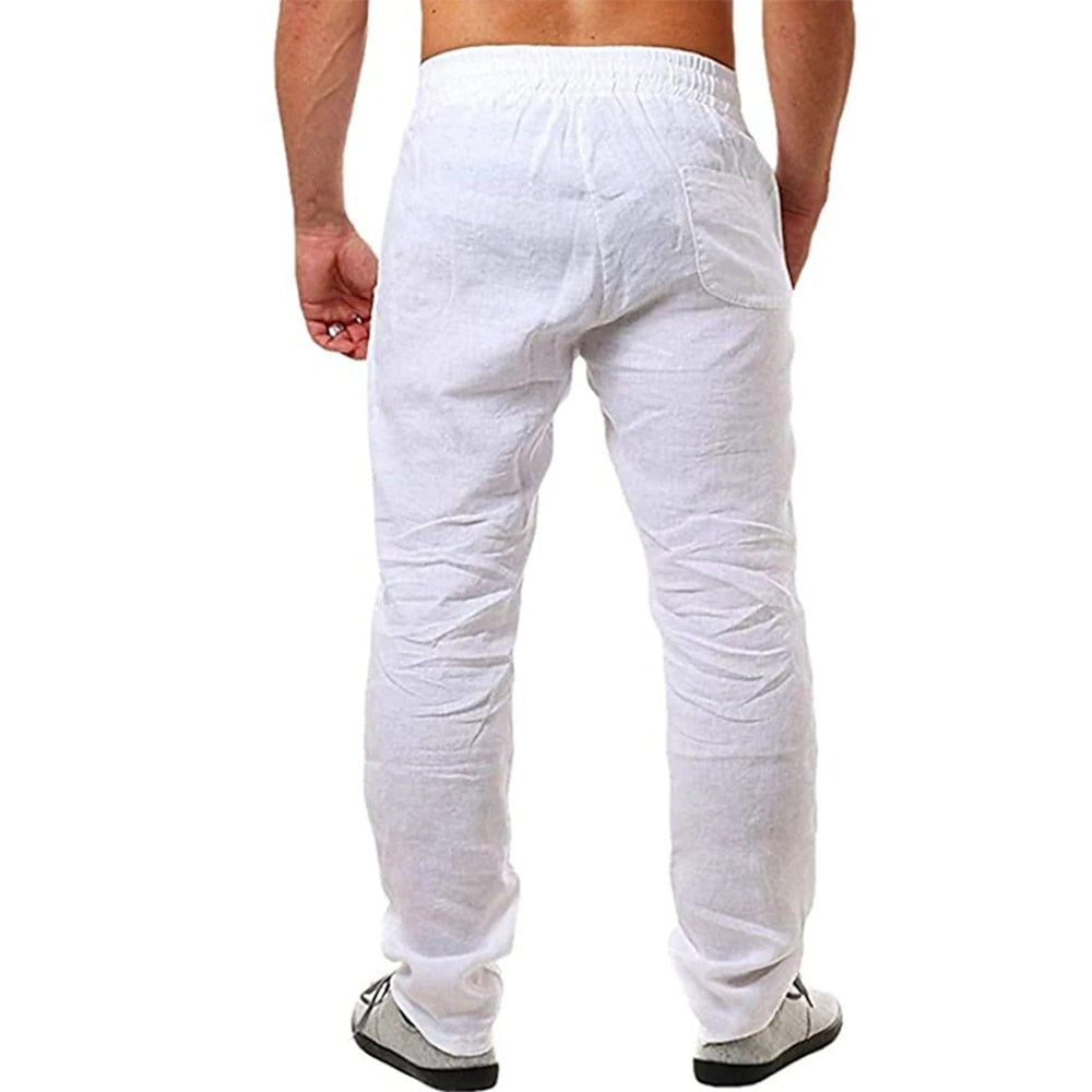Lukas linnen broek voor heren