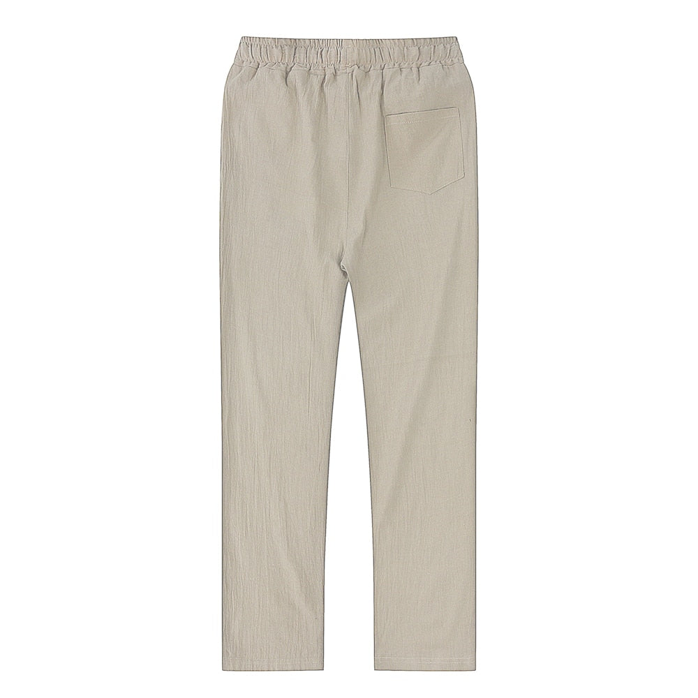 Lukas linnen broek voor heren