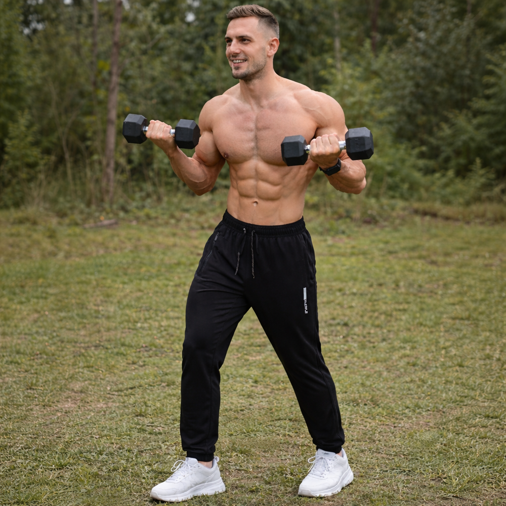Geknipte Jogger Sweatpants voor Mannen