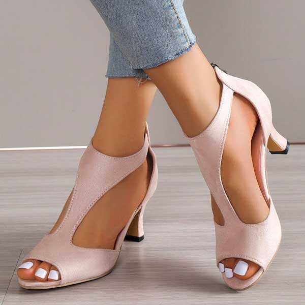Mirella | Orthopedische Sandalen met Stabiele Hak en Comfort