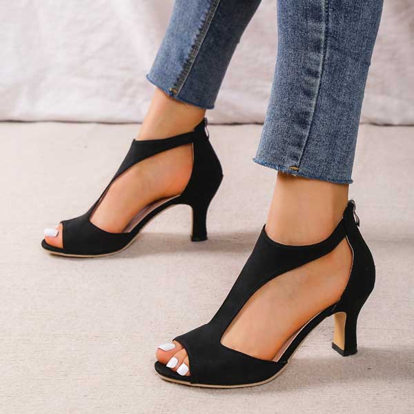 Mirella | Orthopedische Sandalen met Stabiele Hak en Comfort