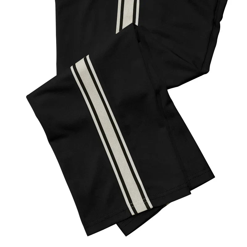 Comfortabel Sweatpants met Rits en Elastische Taille voor Heren