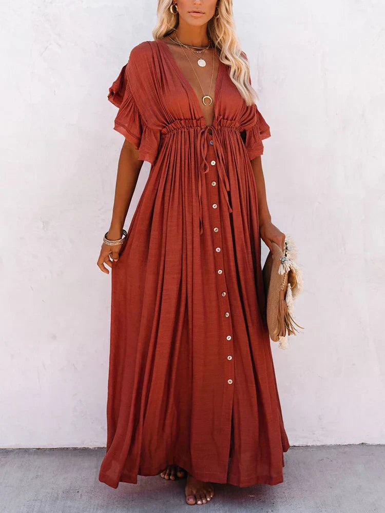 Boho casual jurk