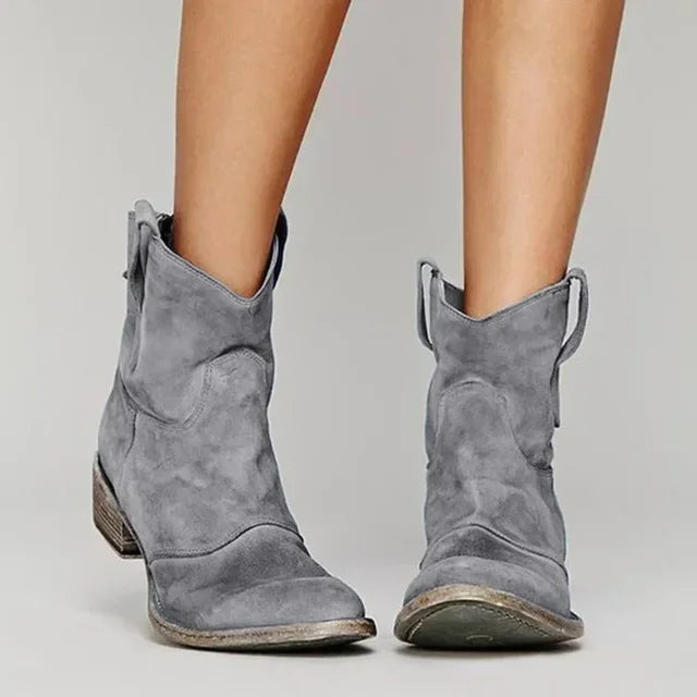 CALYPSO | Elegante Vintage Western Enkellaarsjes