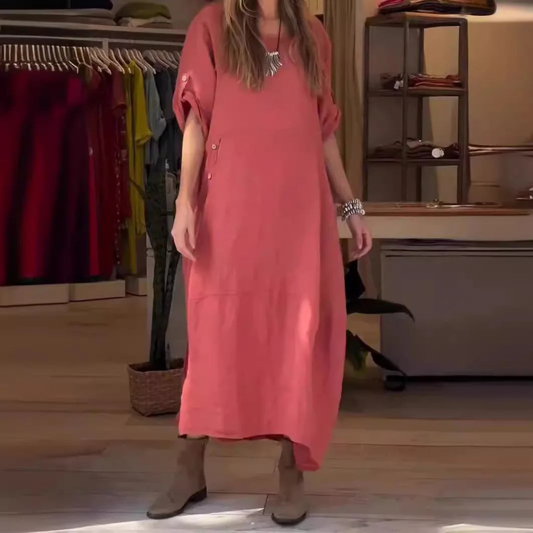 SÉLENA | Elegante en Casual Jurk met Knopen
