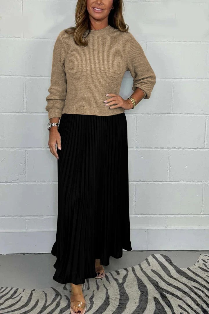 Merel | Maxi Jurk Vrouwelijk Comfort en Elegante Stijl voor een Verfijnde Daily Look
