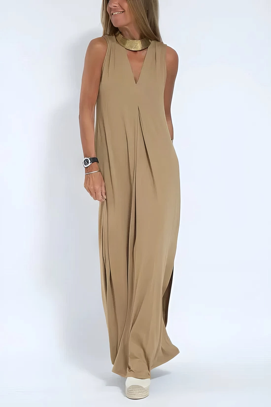 ELISE | Elegante Lange Jurk met Bijpassende Cardigan Gratis