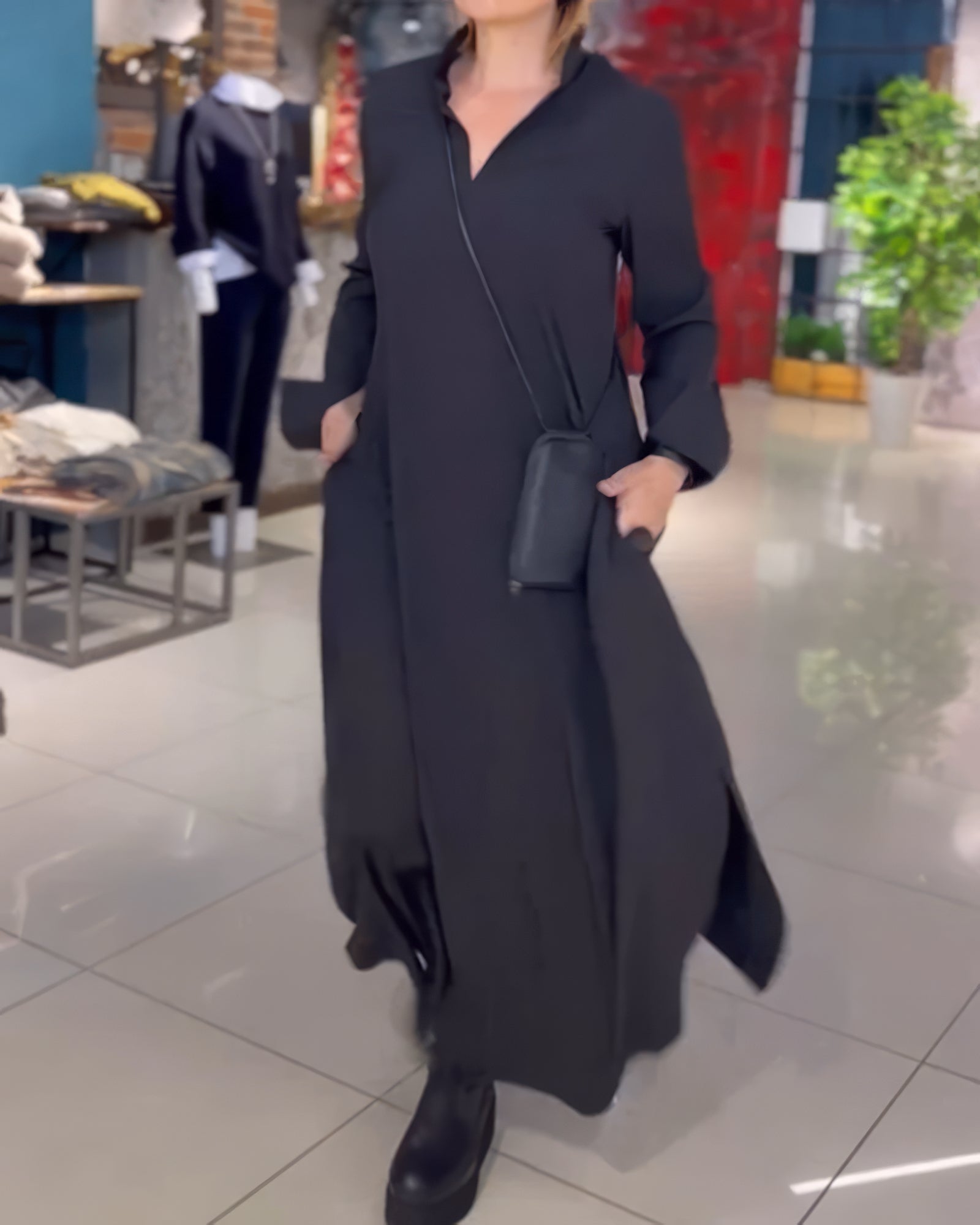 CLAUDIA | Elegante en Modieuze Lange Elastische Jurk