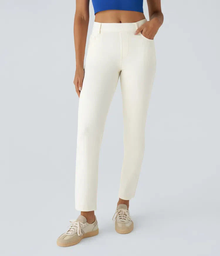 RAFFAELLA | Hoge Taille Ultra Comfortabele Broek met Casual Chic Stijl
