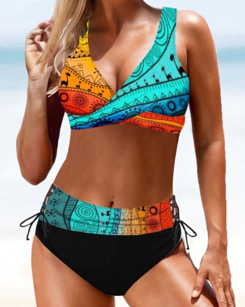 Eliana | Kleurrijke en Elegante Bikini