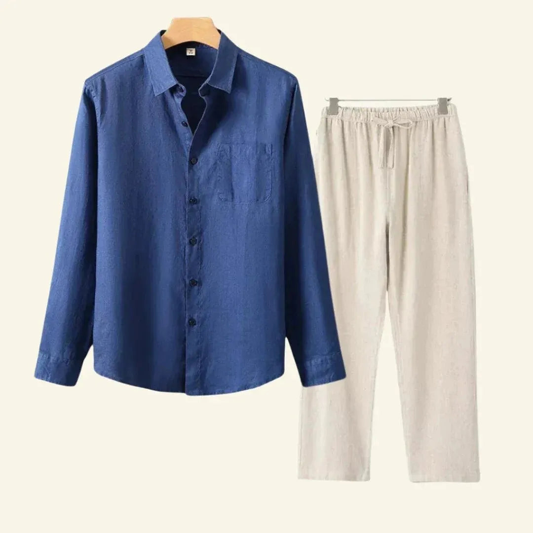 Davy | Heren set - Broek - Blouse