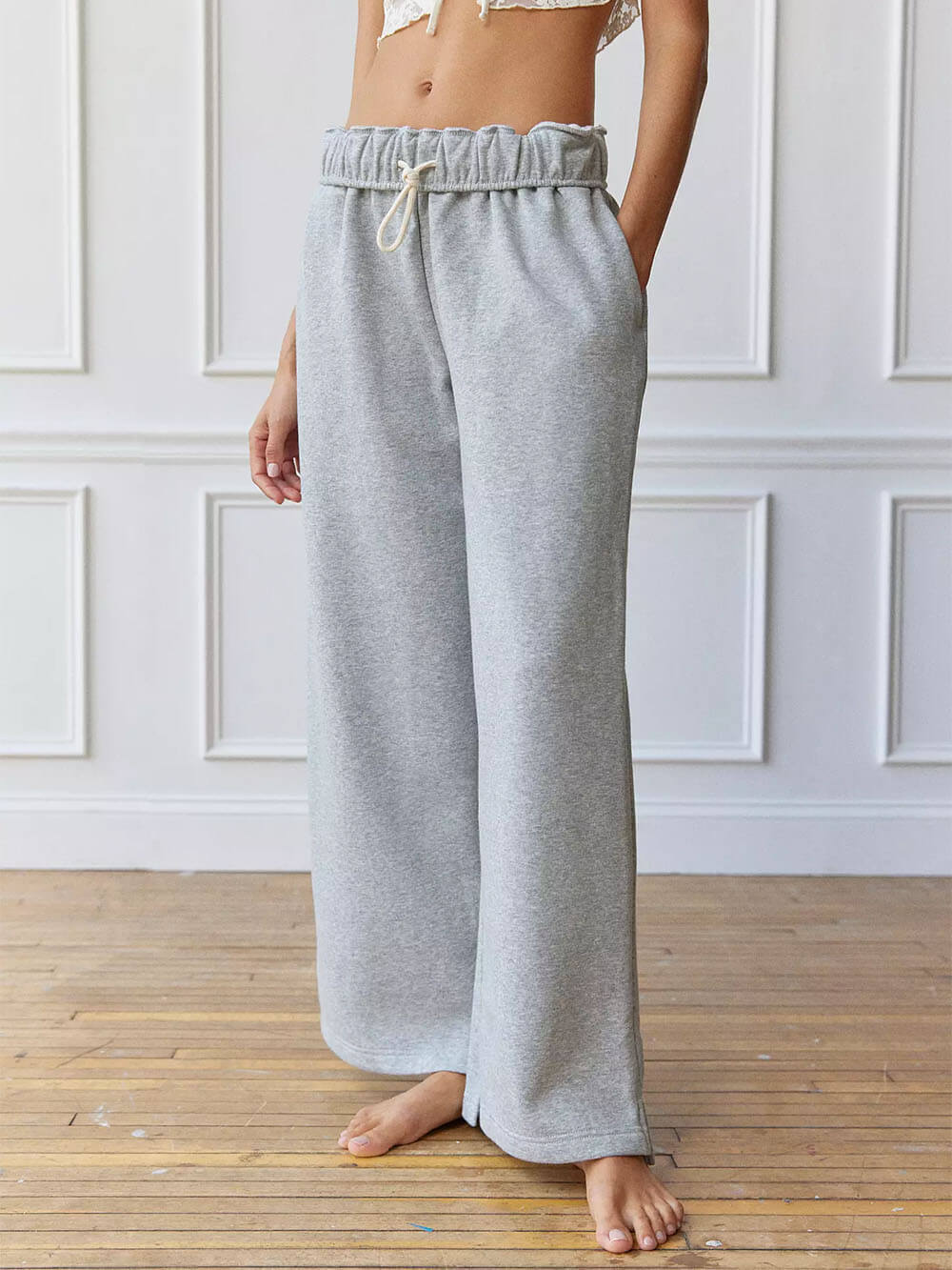 Casual wijde broek