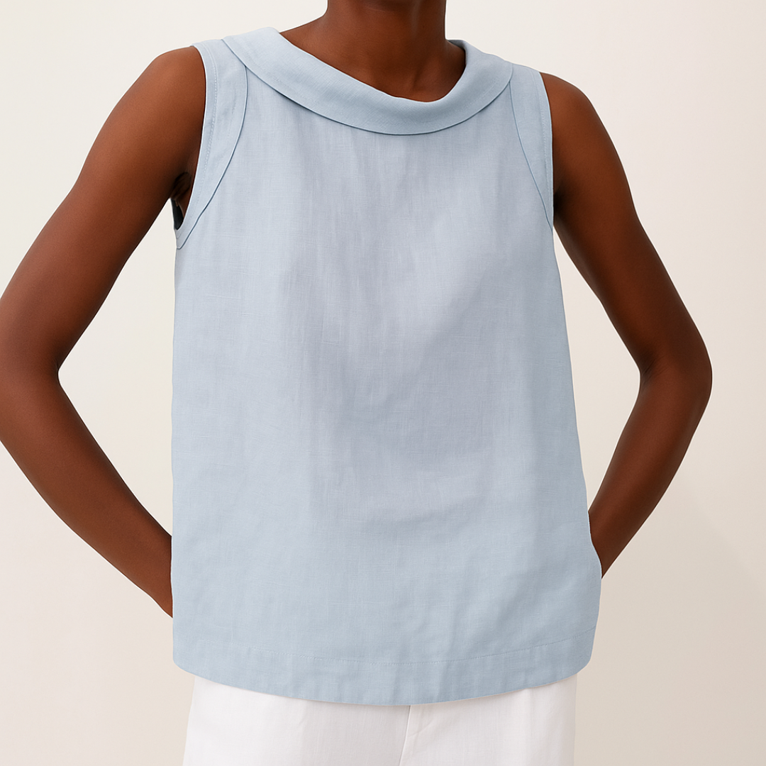 Emmeline | Dames Mouwloos Casual Ronde Hals Top