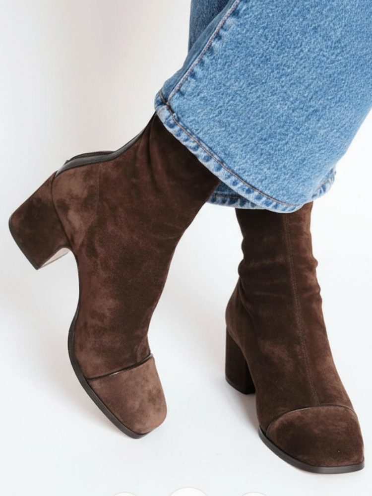 Ava | Elegante Hakken met Stabiele Blokhak voor Dagelijks Comfort en Tijdloze Stijl