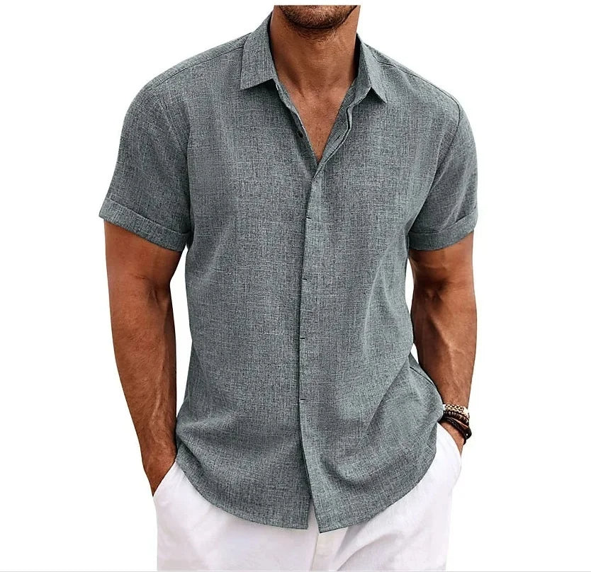Elian – Linnen Herenshirt