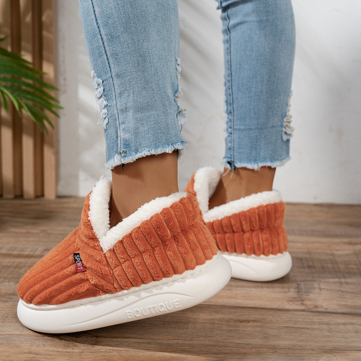 NINA | Warme Huisschoenen voor Direct Comfort en Ontspannen Gezelligheid