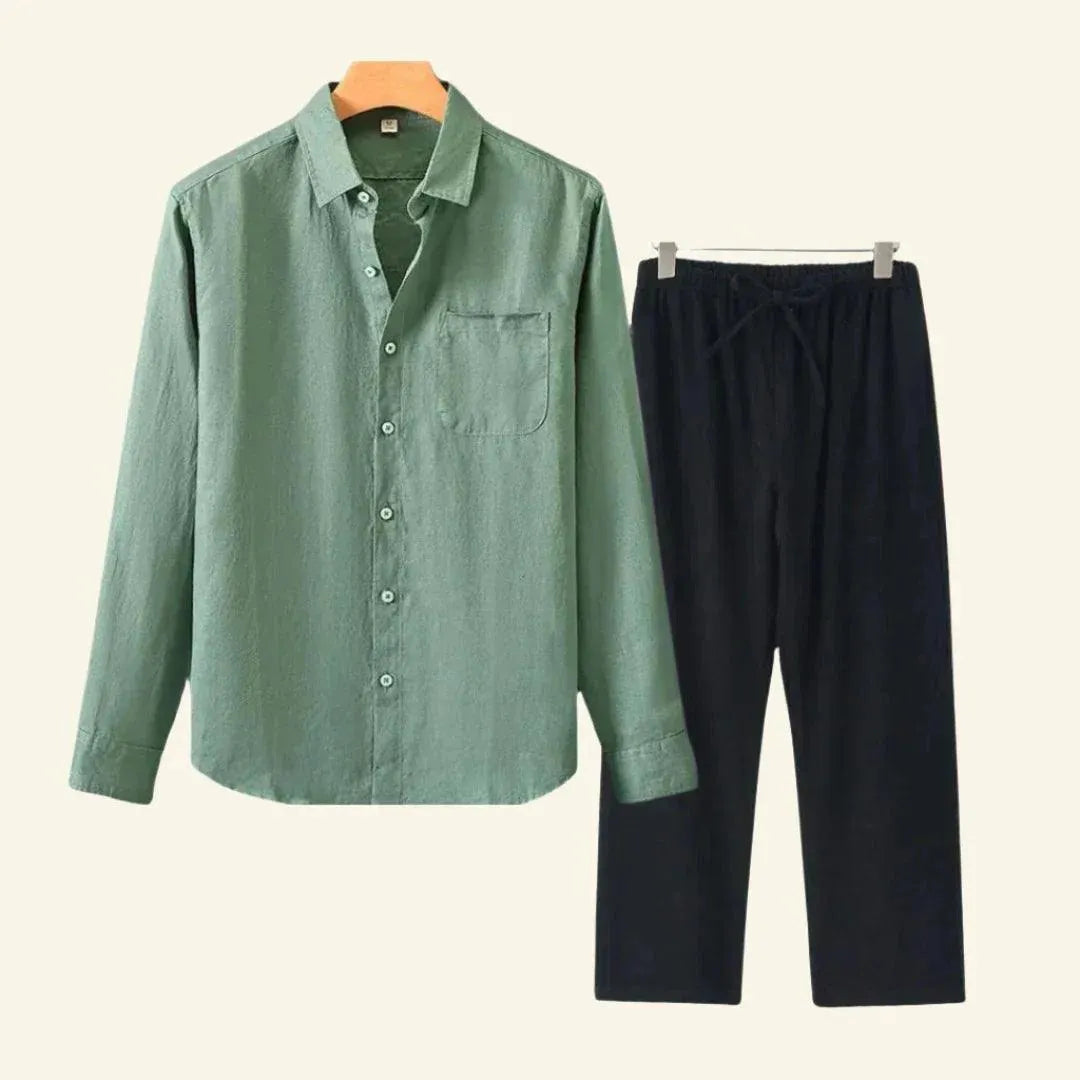 Davy | Heren set - Broek - Blouse