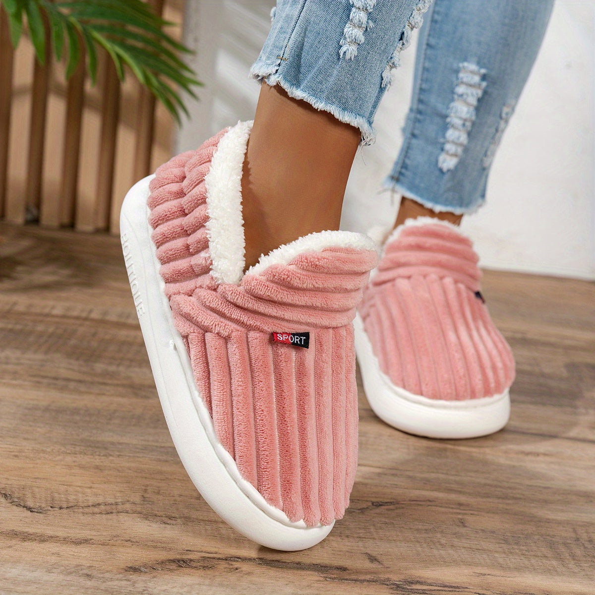 NINA | Warme Huisschoenen voor Direct Comfort en Ontspannen Gezelligheid