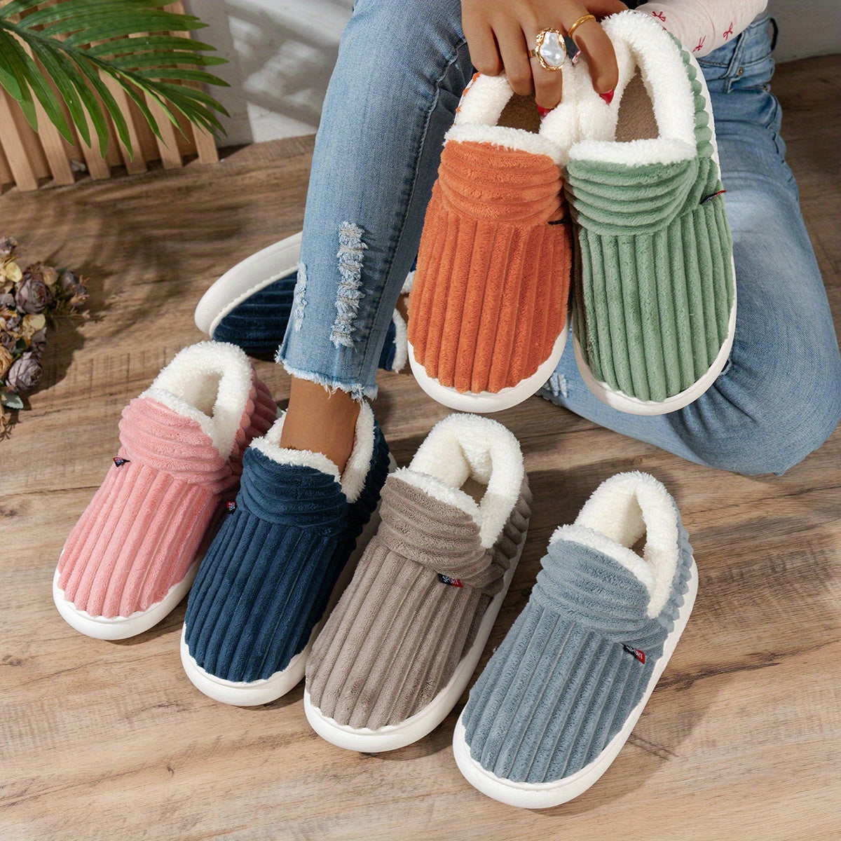 NINA | Warme Huisschoenen voor Direct Comfort en Ontspannen Gezelligheid