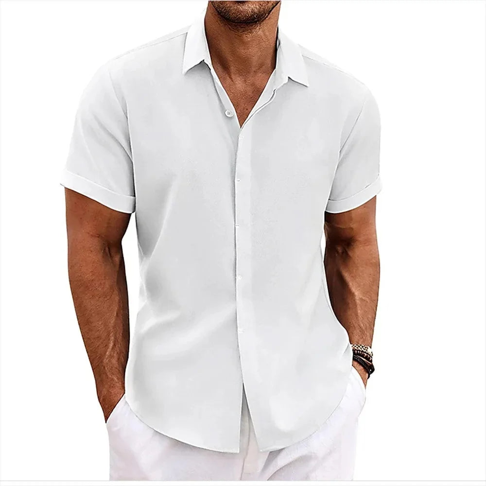 Elian – Linnen Herenshirt