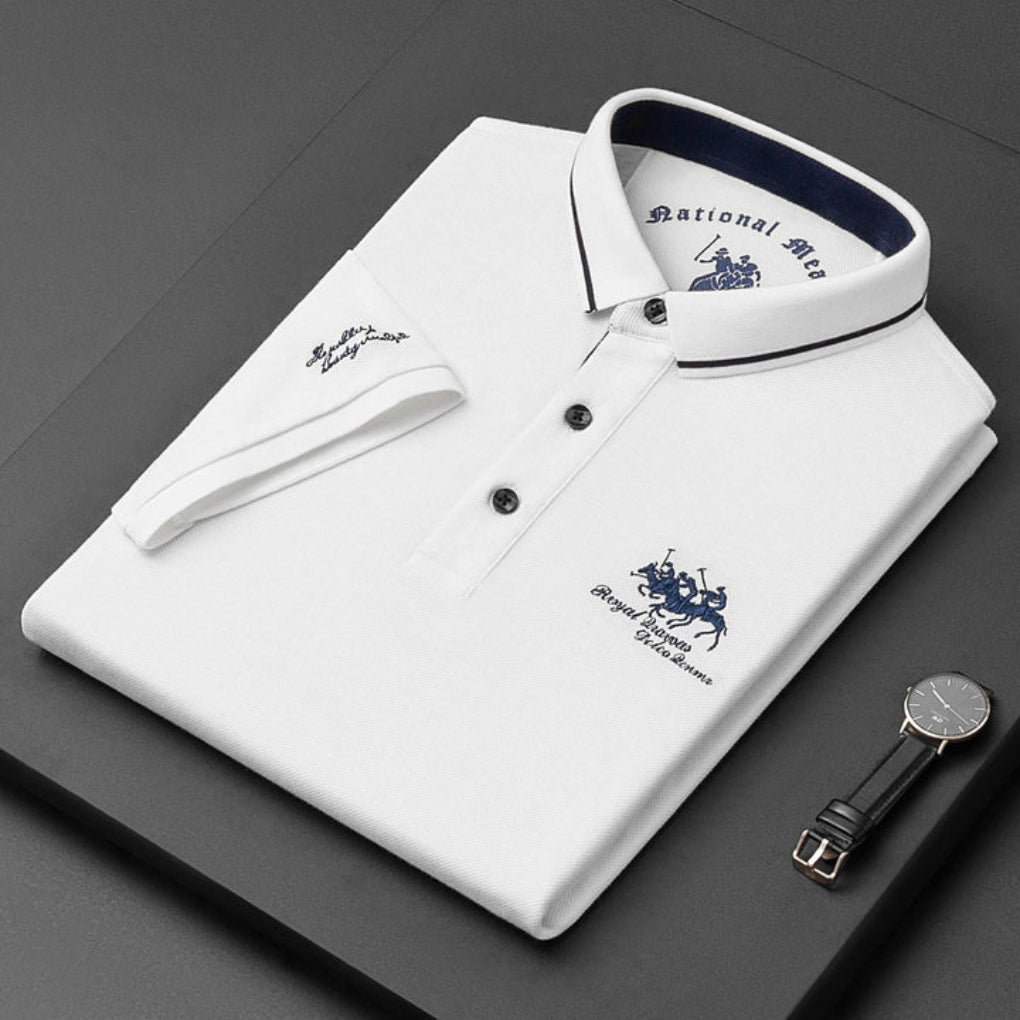 Comfortabel poloshirt met knoopjes voor heren