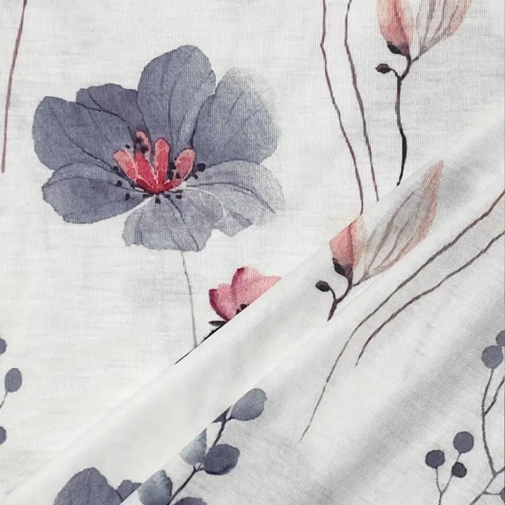 Isabelle™ Dames Longsleeve met Bloemenprint