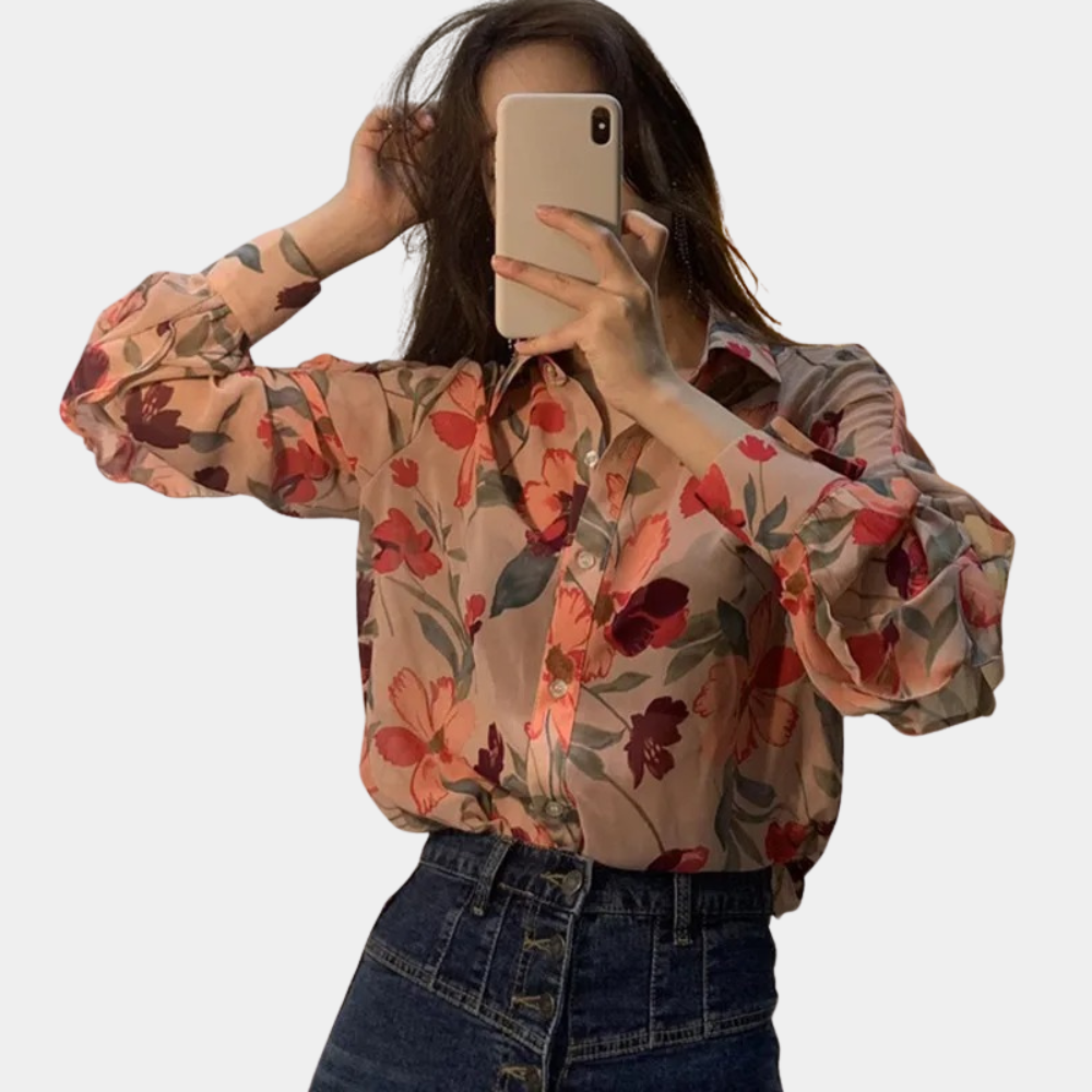 Eleanor™ Dames Chiffon Blouse