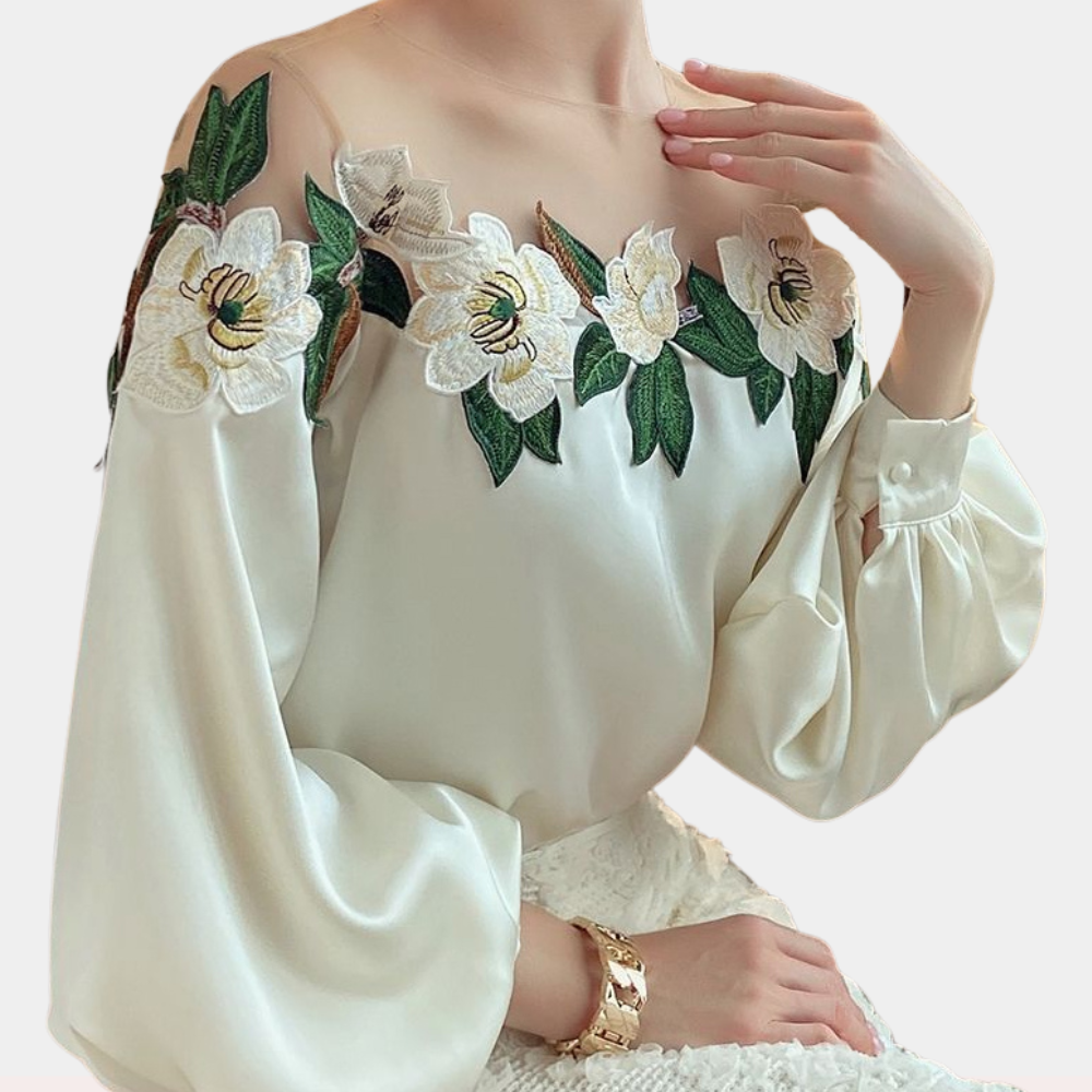 Maddison™ Dames Off-Shoulder Blouse