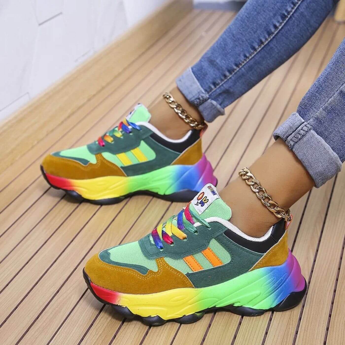 Aurora™ - Orthopedische Sneakers in Kleur voor Comfort en Stijl