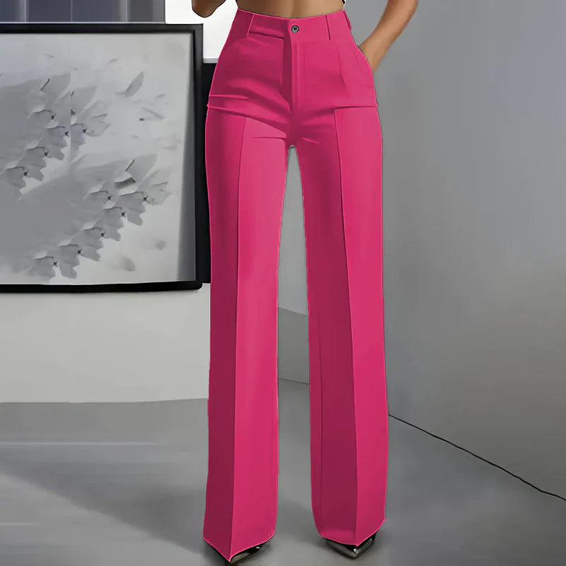ELINORA | Chic hoge taillebroek met flatterende pasvorm voor werk en elegante momenten