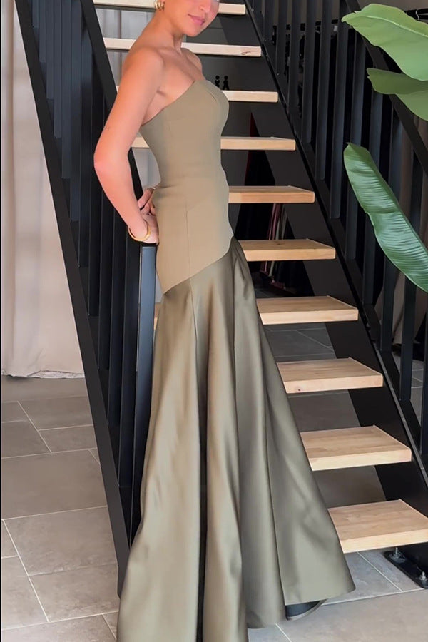 Lucia™ | Strapless jurk die je vrouwelijkheid omarmt met elegantie en lichtheid