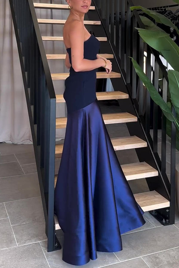 Lucia™ | Strapless jurk die je vrouwelijkheid omarmt met elegantie en lichtheid