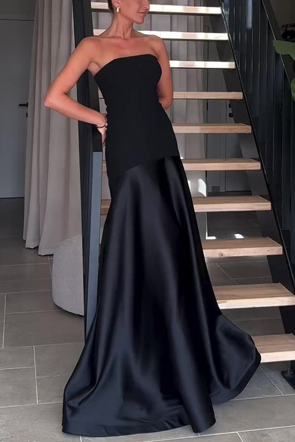 Lucia™ | Strapless jurk die je vrouwelijkheid omarmt met elegantie en lichtheid