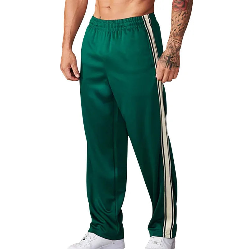 Comfortabel Sweatpants met Rits en Elastische Taille voor Heren